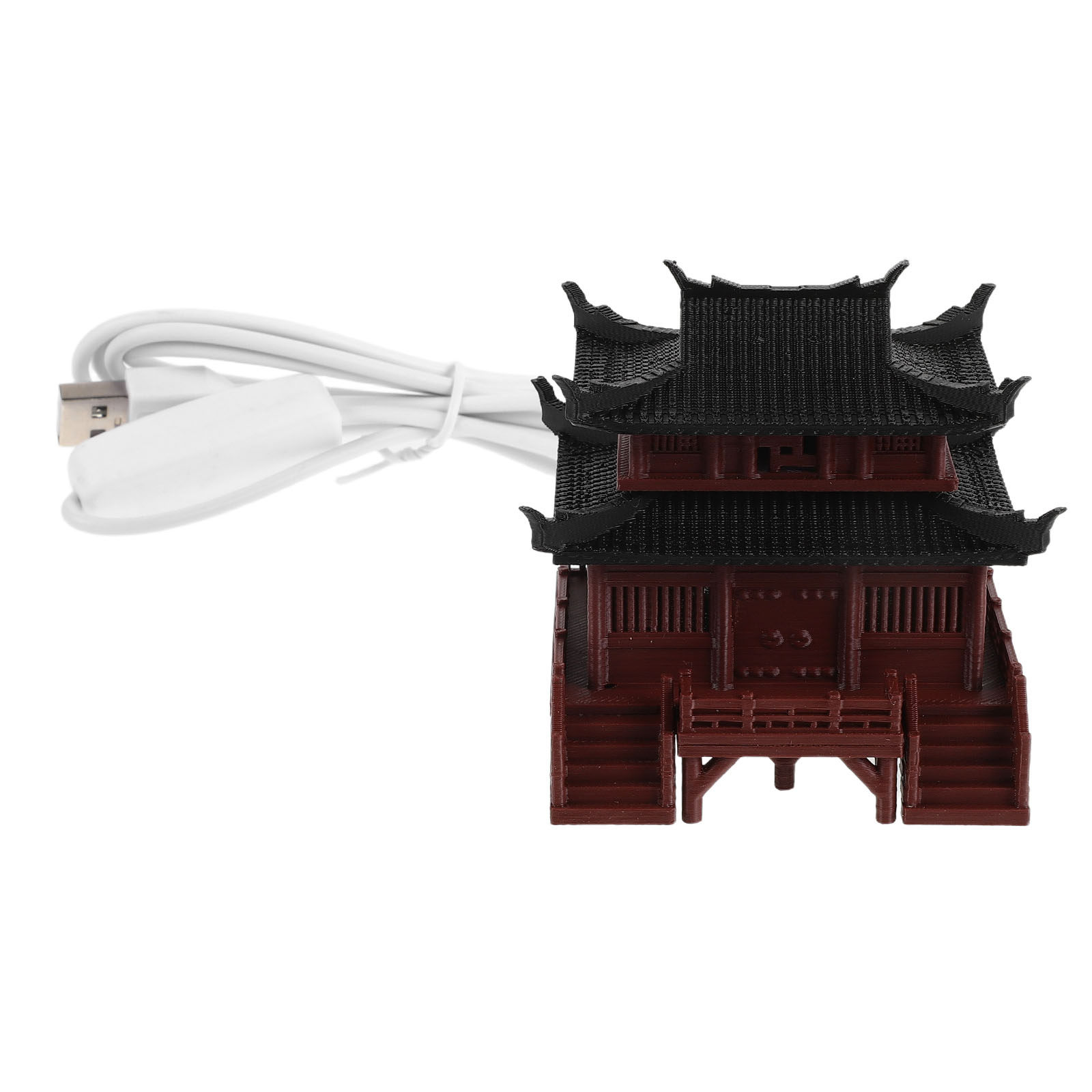 Up Bonsai Garden - Chinese Style Mini Pavilion Ornament Light-Up