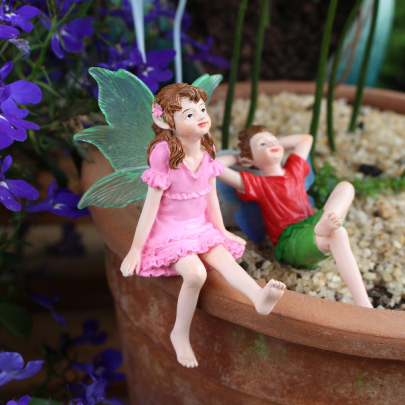 2pcs Couples Looking Up At The - Up Bonsai Garden review and price