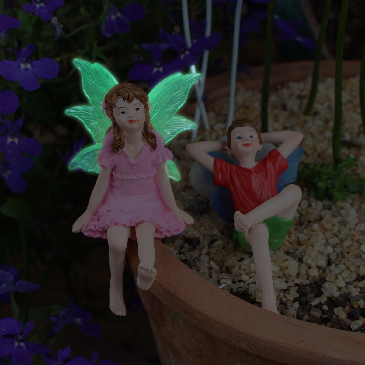 2pcs Couples Looking Up at the - Up Bonsai Garden review and price